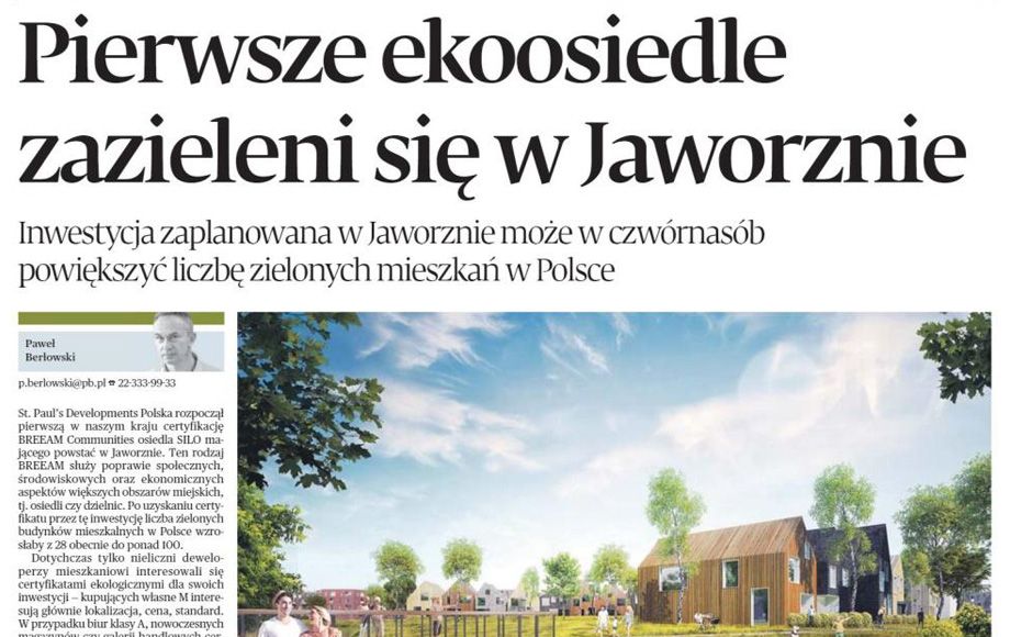 Pierwsze ekoosiedle zazieleni się w Jaworznie